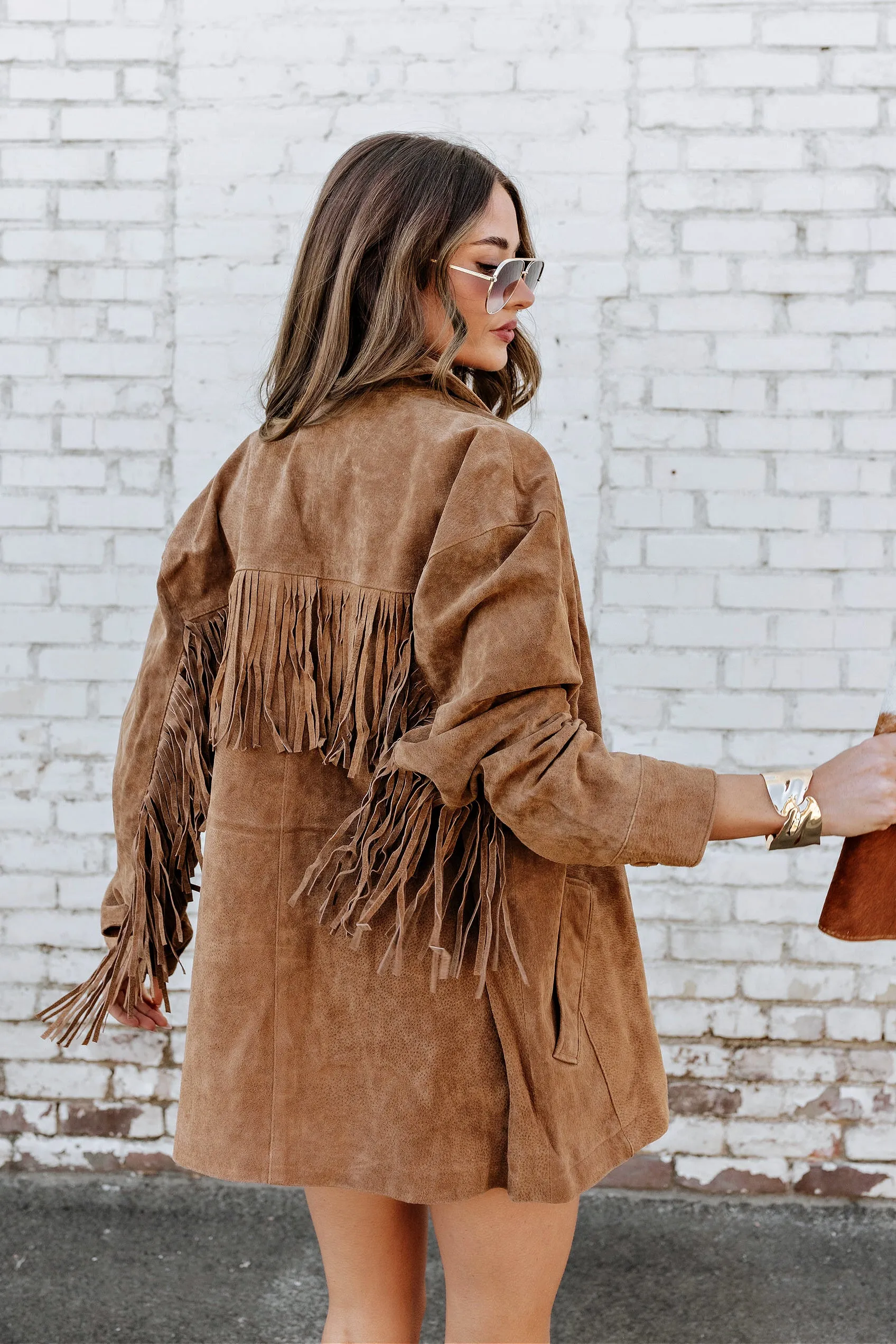 BEST SELLER!! Dirt Bike Fringe Jacket by BlankNYC sold by Glitzy Bella product image thumbnail 5