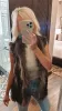 NEW!! Fox and Coney Recycled, Vintage Fur Vest in 3 Colors sold by Glitzy Bella