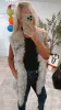NEW!! Fox and Coney Recycled, Vintage Fur Vest in 3 Colors sold by Glitzy Bella