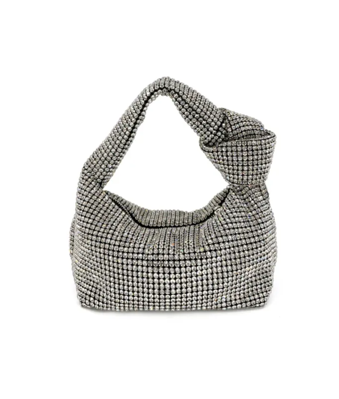 AS SEEN ON WEST DESPERADO!! Own the Night Rhinestone Purse in Silver sold by Glitzy Bella