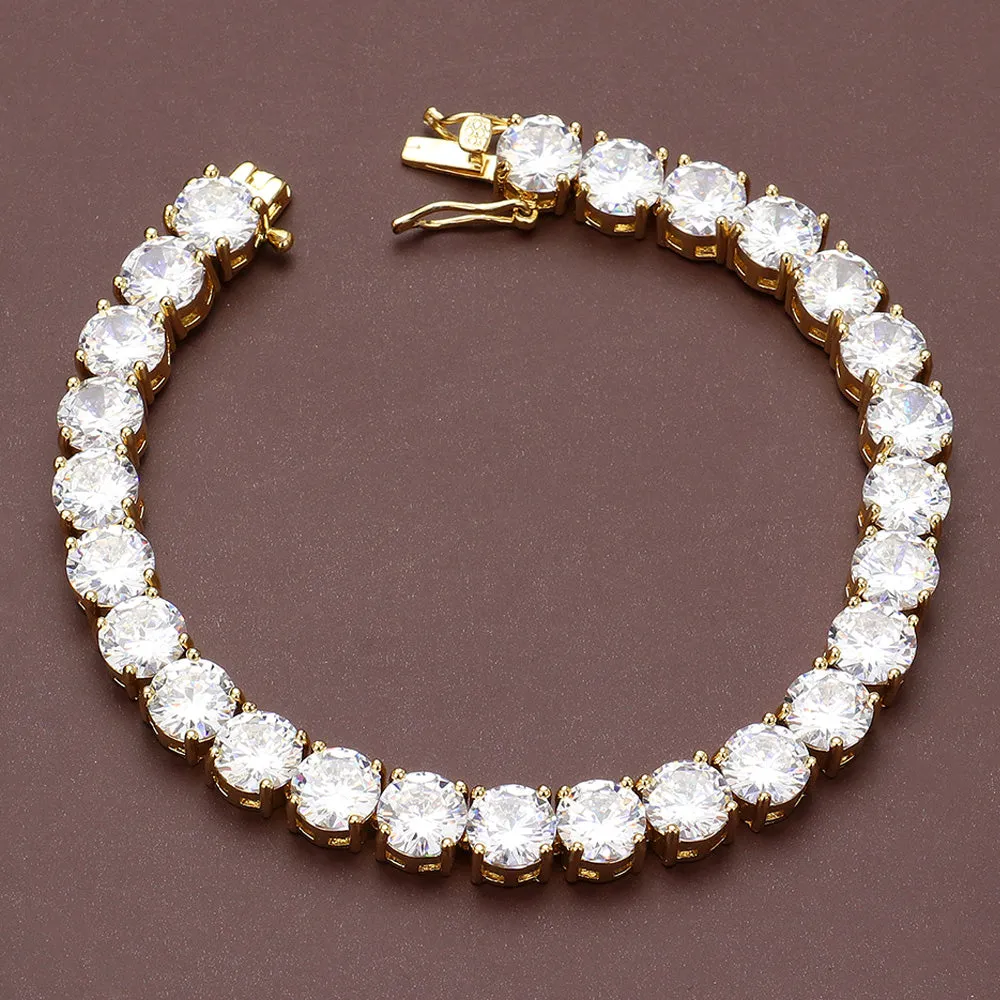 NEW!! Glamorous Tennis Bracelet in Gold sold by Glitzy Bella product image thumbnail 2