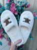 NEW!! Stella Platform Slides in Cream sold by Glitzy Bella