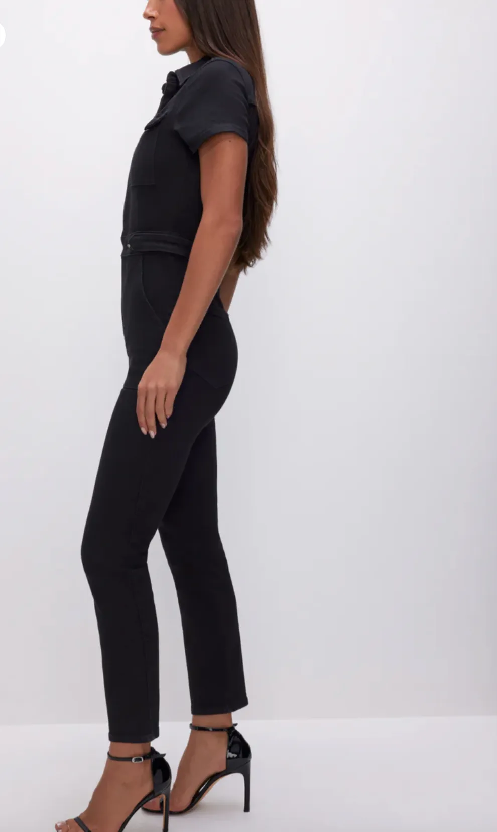 FINAL SALE!! Fit For Success Jumpsuit in Black sold by Glitzy Bella product image thumbnail 3