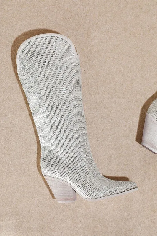 NEW!! Dolly Rhinestone Boots sold by Glitzy Bella product image thumbnail 3