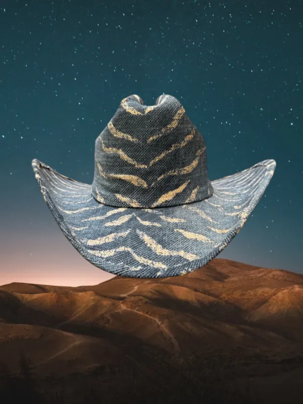 NEW!! Steel Sunrise Cowboy Hat sold by Glitzy Bella