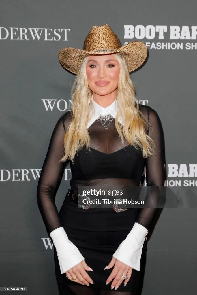 AS SEEN ON BRITTANY ALDEAN!! Golden Savannah Cowboy Hat sold by Glitzy Bella product image thumbnail 5