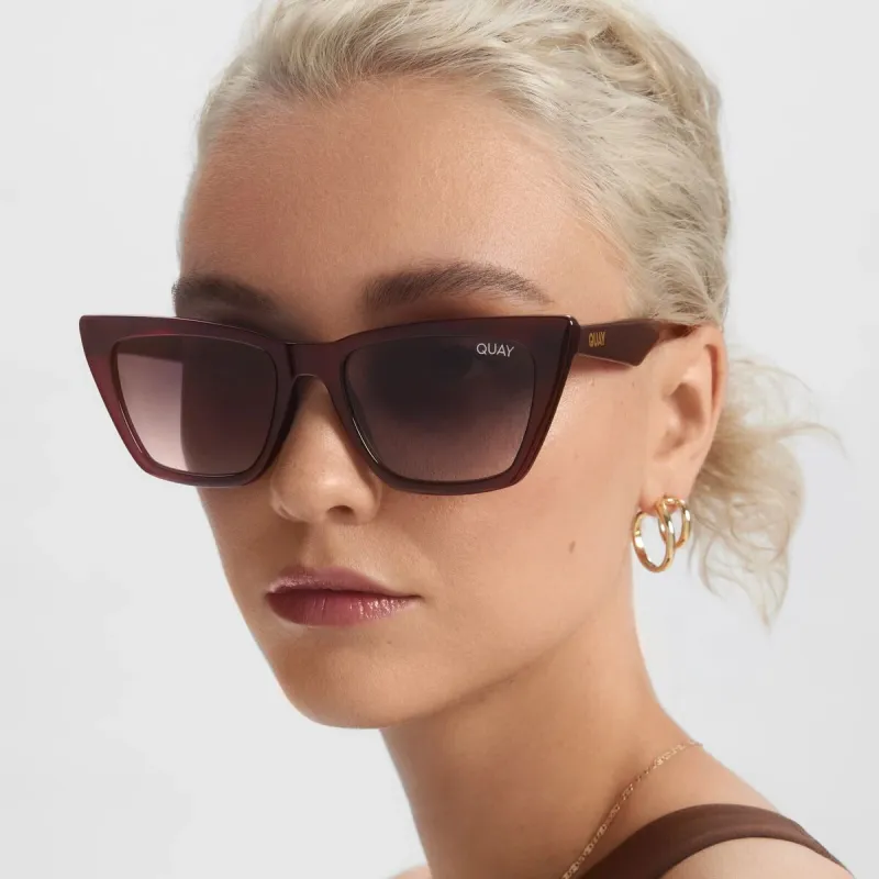 NEW!! QUAY "Call The Shots" Cat Eye Sunglasses sold by Glitzy Bella