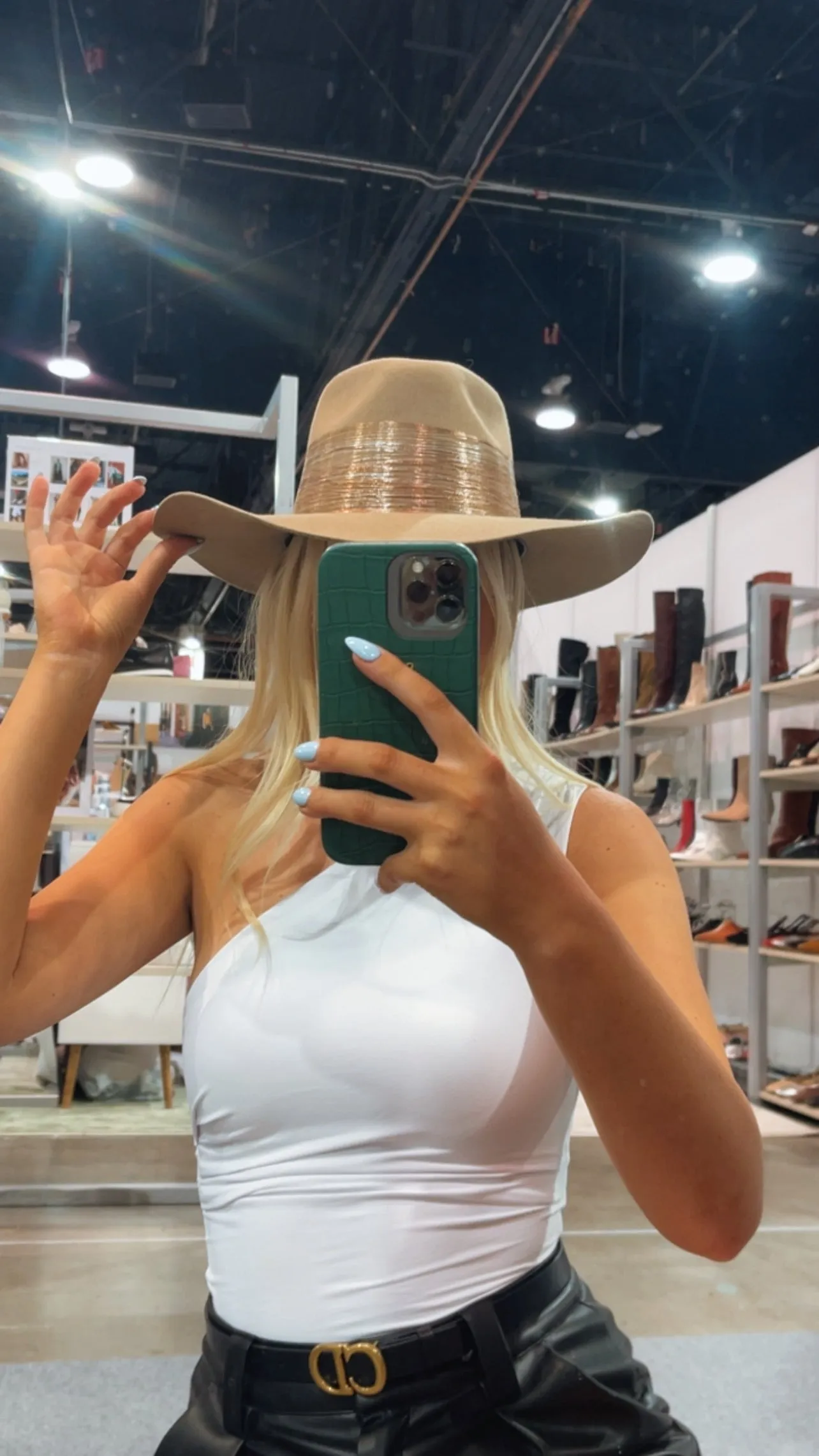 NEW!! Stellar Wool Cowboy Hat in Camel sold by Glitzy Bella product image thumbnail 5