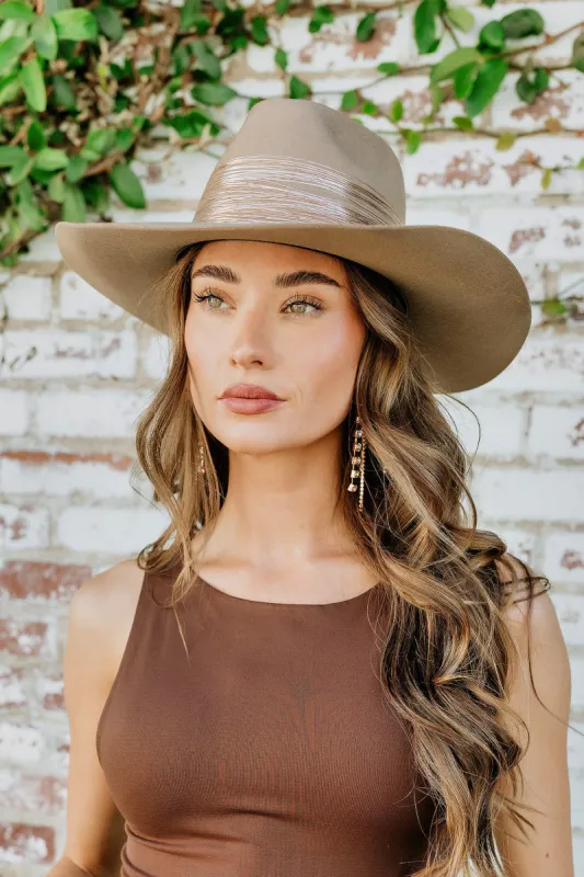 NEW!! Stellar Wool Cowboy Hat in Camel sold by Glitzy Bella