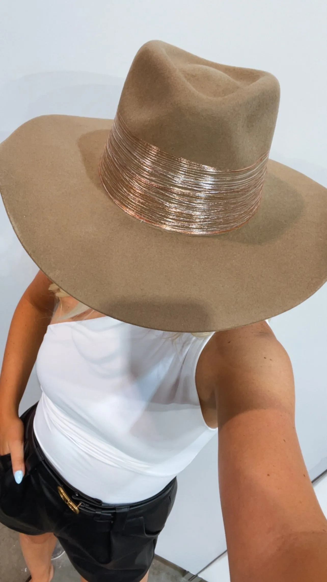 NEW!! Stellar Wool Cowboy Hat in Camel sold by Glitzy Bella product image thumbnail 3