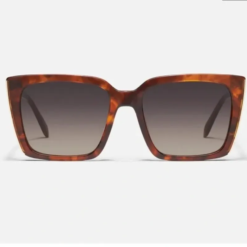 NEW!! QUAY "Front Cover" Brown Square Sunglasses sold by Glitzy Bella