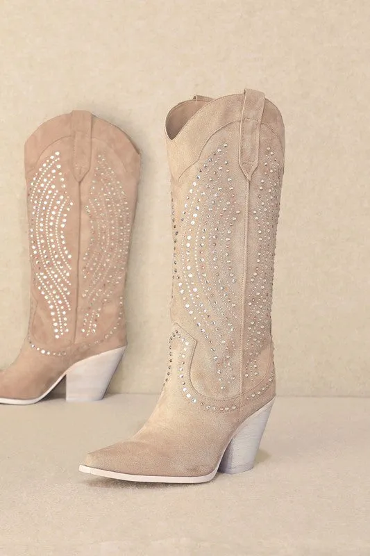 FINAL SALE!! Saint Rhinestone Cowboy Boots sold by Glitzy Bella product image thumbnail 4
