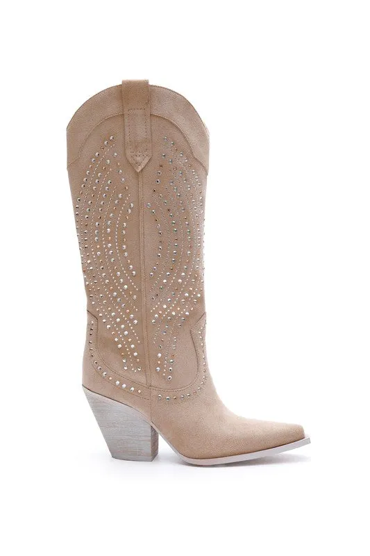 FINAL SALE!! Saint Rhinestone Cowboy Boots sold by Glitzy Bella