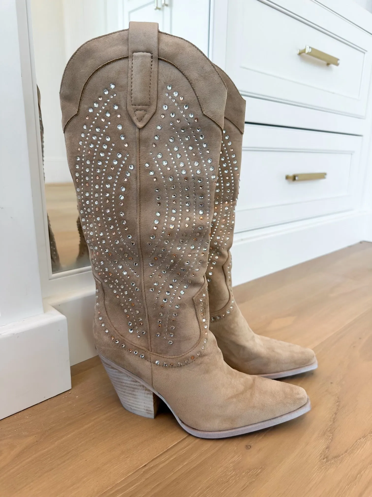 FINAL SALE!! Saint Rhinestone Cowboy Boots sold by Glitzy Bella product image thumbnail 3
