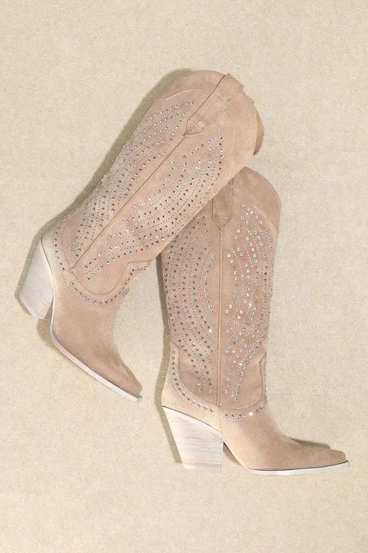 FINAL SALE!! Saint Rhinestone Cowboy Boots sold by Glitzy Bella product image thumbnail 5