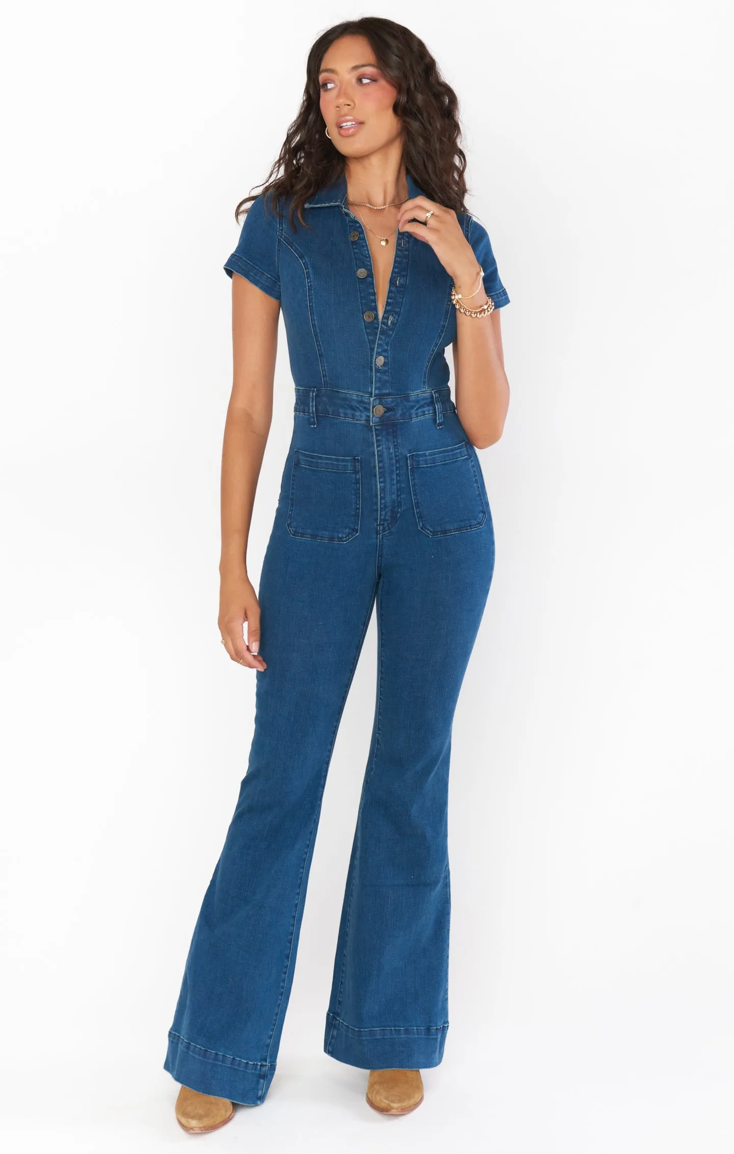 FINAL SALE!! Everhart Jumpsuit by Show Me Your Mumu sold by Glitzy Bella product image thumbnail 4