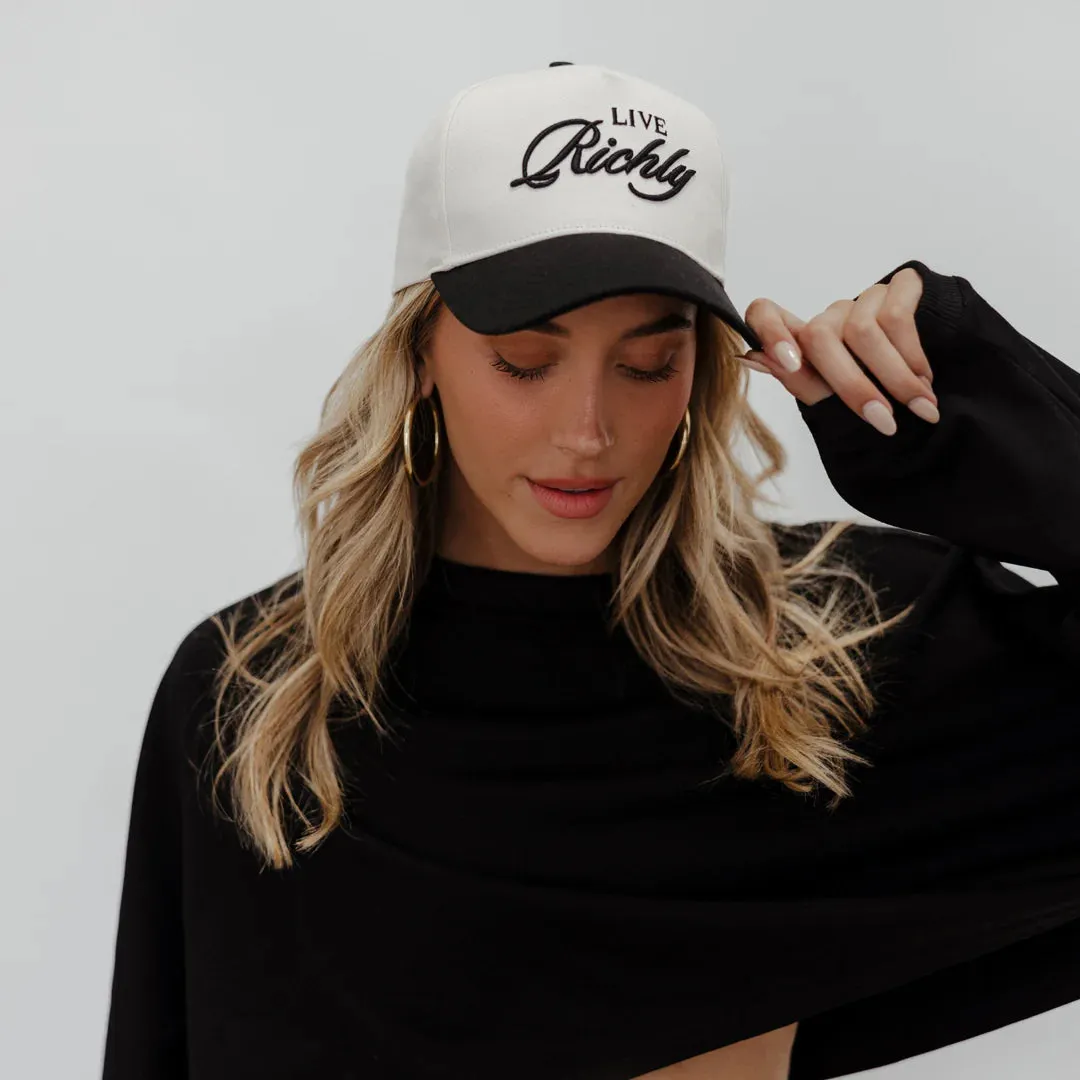 NEW!! Live Richly Trucker in Black sold by Glitzy Bella product image thumbnail 2