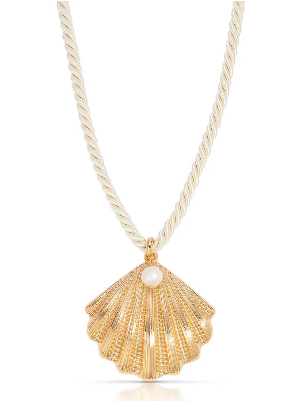NEW!! Scallop Shell Pendant Necklace sold by Glitzy Bella product image thumbnail 5