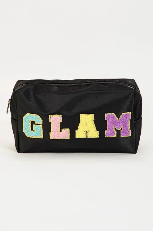 FINAL SALE!!  “Glam” Nylon Bag in Black sold by Glitzy Bella