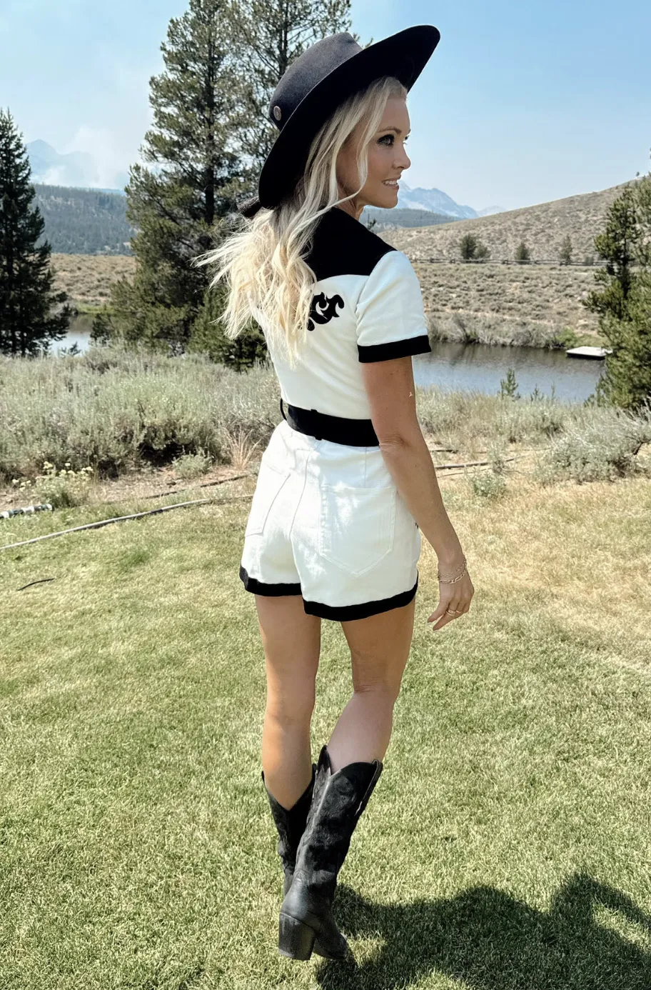 NEW!! Outlaw Romper Out West Denim by Show Me Your MuMu sold by Glitzy Bella product image thumbnail 2