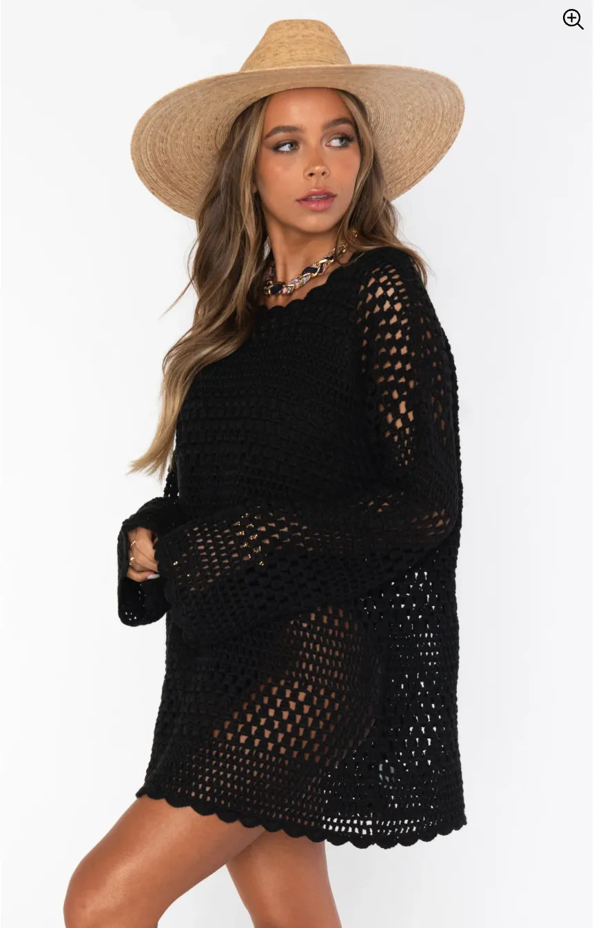 FINAL SALE!! Paula CoverUp in Black sold by Glitzy Bella product image thumbnail 2