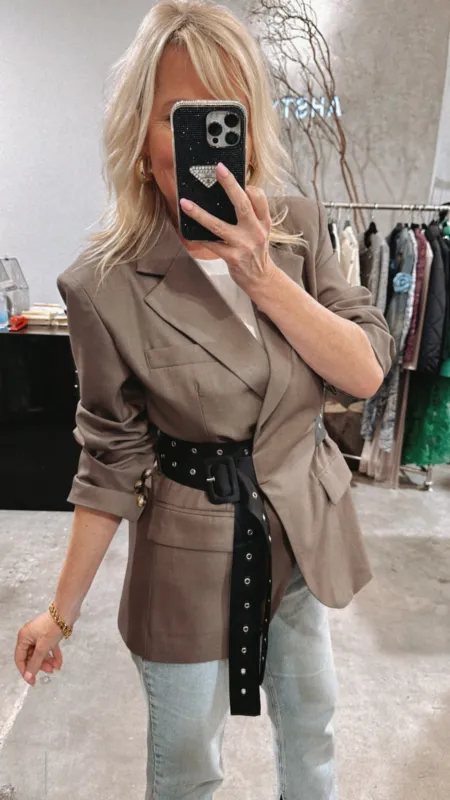 NEW!! City Chic Belted Blazer sold by Glitzy Bella