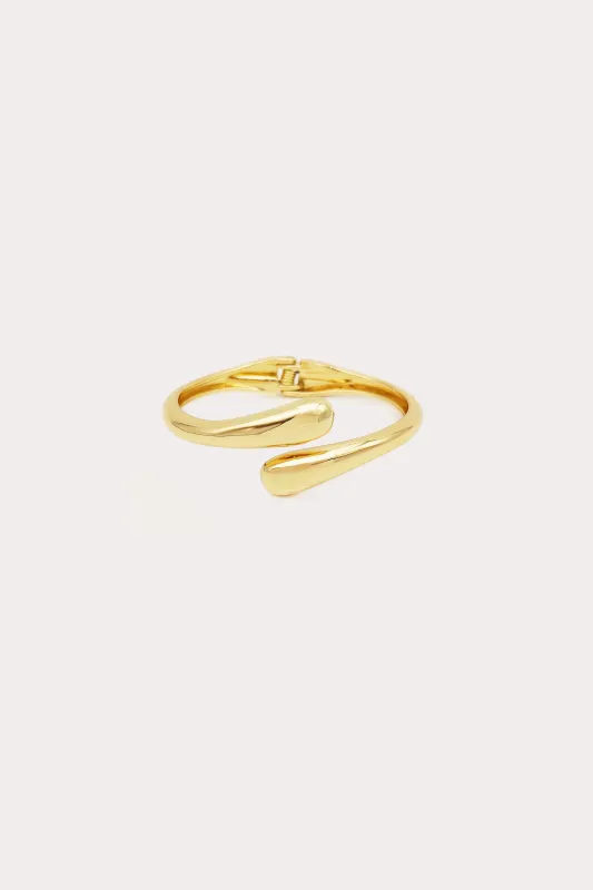 NEW!! Livorno Thin Cuff in Gold sold by Glitzy Bella