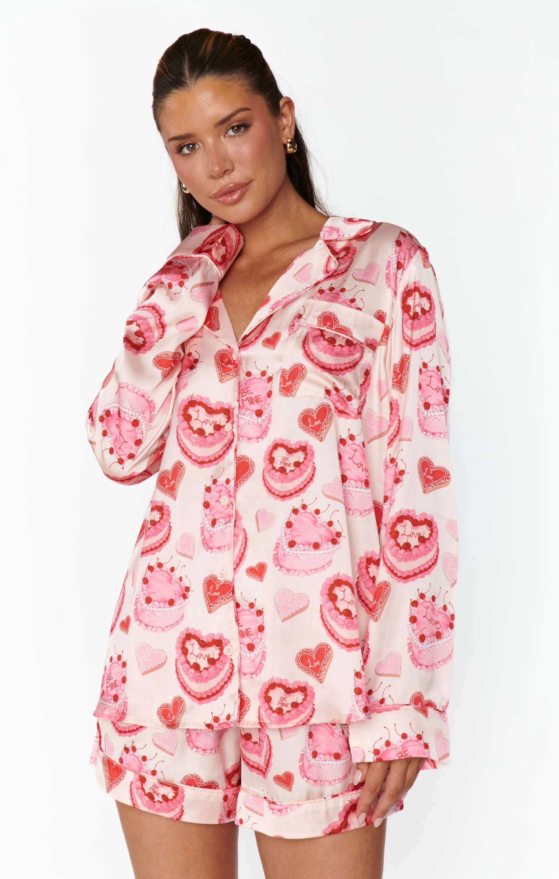 FINAL SALE!! Candy Heart PJ Set sold by Glitzy Bella product image thumbnail 5
