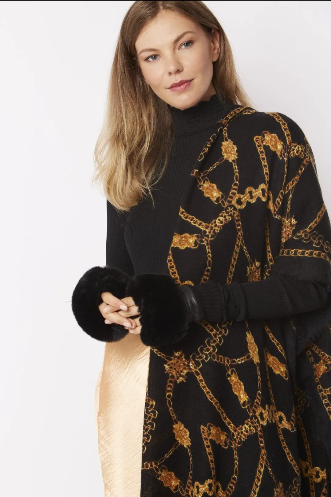 FINAL SALE!! Faux Fur Fingerless Gloves sold by Glitzy Bella product image thumbnail 4