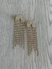 NEW!! The “Beverly” Crystal Drop Earring in Gold sold by Glitzy Bella
