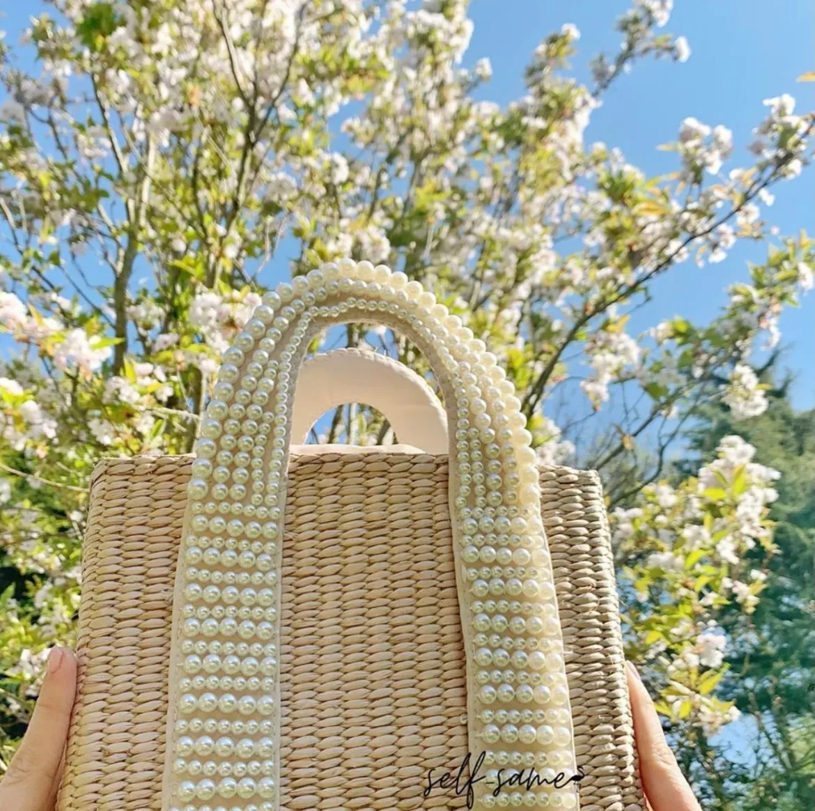 FINAL SALE!! Pearl Straw Bag sold by Glitzy Bella product image thumbnail 2
