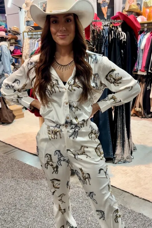 FINAL SALE!! Horse Print 2 Piece Set sold by Glitzy Bella