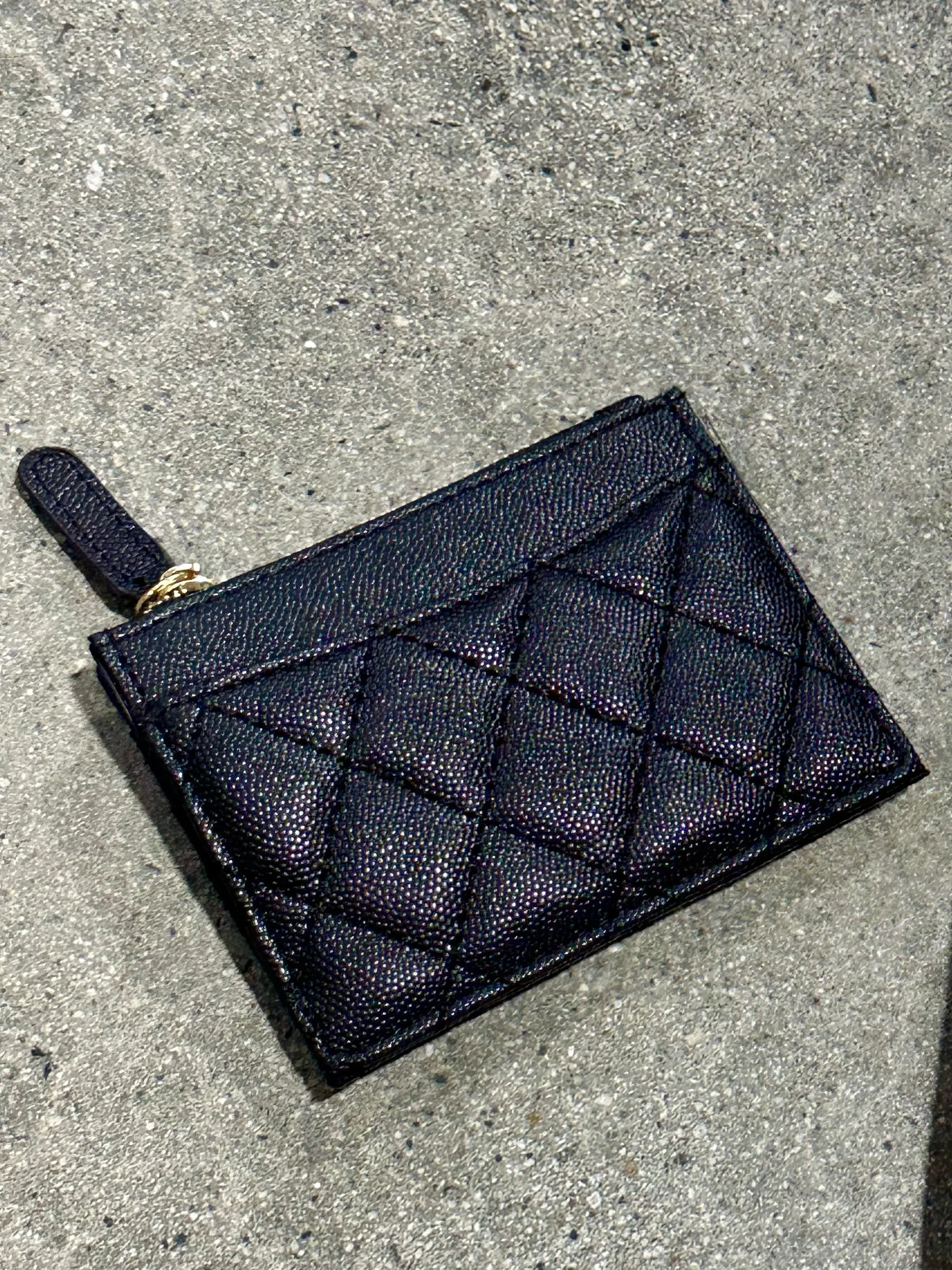 FINAL SALE!! Quilted Card Wallet in Black sold by Glitzy Bella product image thumbnail 3