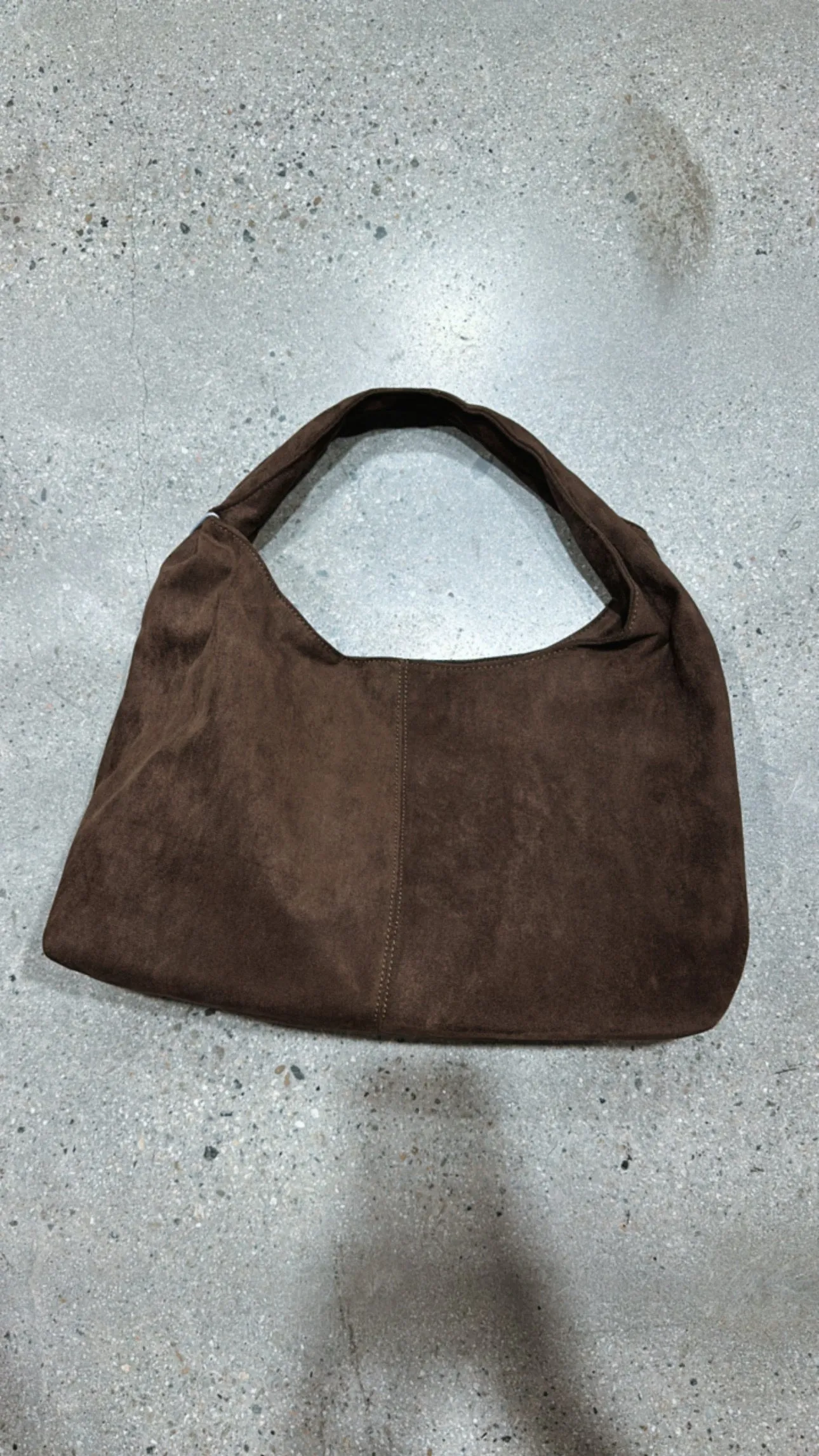 FINAL SALE!! Faux Suede Hobo Bag in 2 Colors! sold by Glitzy Bella product image thumbnail 2