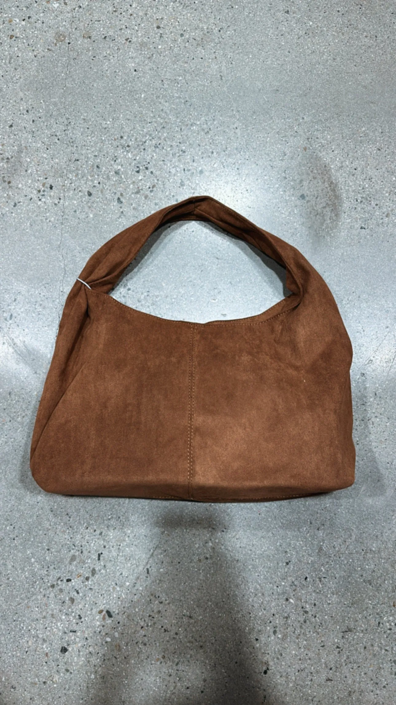 FINAL SALE!! Faux Suede Hobo Bag in 2 Colors! sold by Glitzy Bella product image thumbnail 3