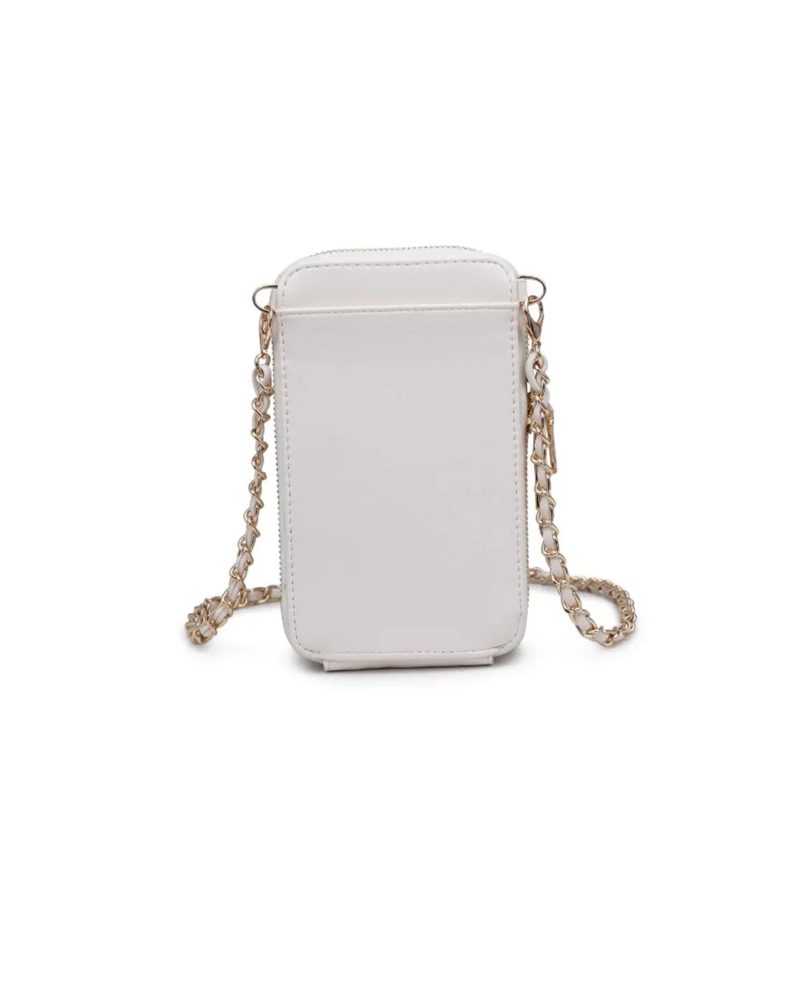 NEW!! "Lauren" Quilted Cell Phone Crossbody in Ivory Coast sold by Glitzy Bella product image thumbnail 4