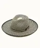 FINAL SALE!! Mateo Two-Tone Straw Panama sold by Glitzy Bella