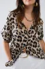 BEST SELLER!!!! Relaxed Leopard Print Shirt w/ Rolled Cuffs sold by Glitzy Bella