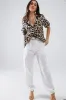 BEST SELLER!!!! Relaxed Leopard Print Shirt w/ Rolled Cuffs sold by Glitzy Bella