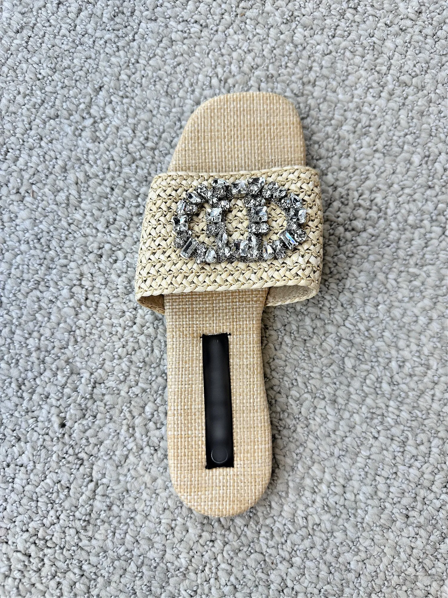 NEW!! Seychelles Raffia Slide in Natural sold by Glitzy Bella