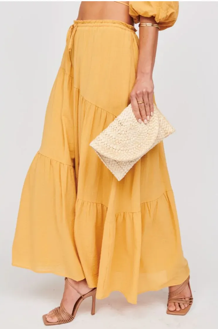 FINAL SALE!! Poolside Straw Clutch in Natural sold by Glitzy Bella product image thumbnail 5