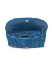 NEW!! Poolside Straw Clutch in Blue sold by Glitzy Bella