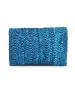 NEW!! Poolside Straw Clutch in Blue sold by Glitzy Bella
