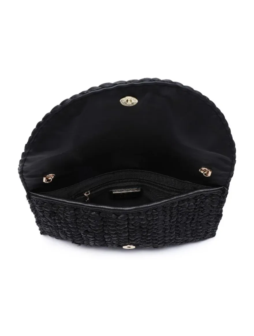 FINAL SALE!! Poolside Straw Clutch in Black sold by Glitzy Bella product image thumbnail 4