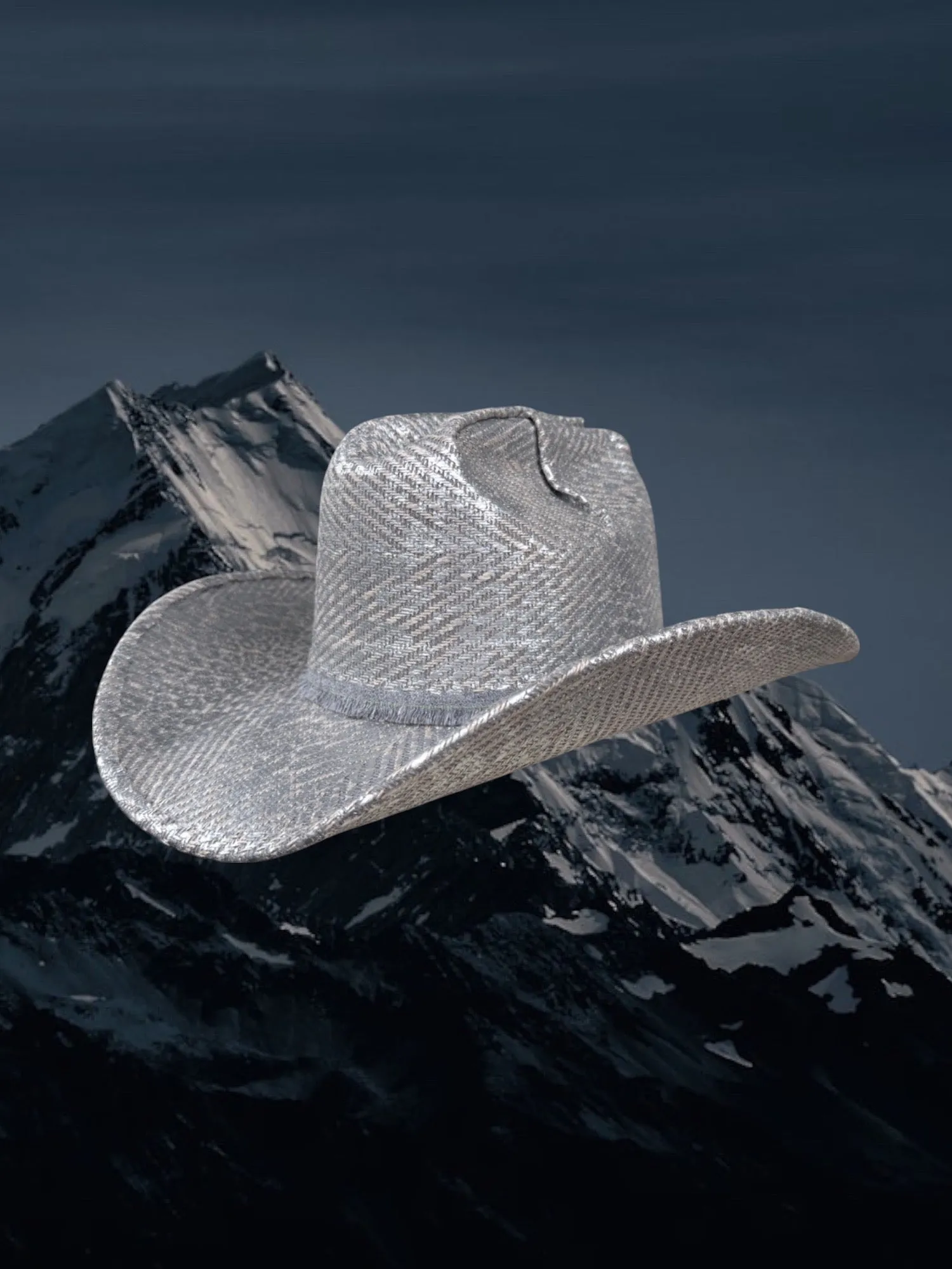 NEW!! Sterling Cowboy Hat sold by Glitzy Bella product image thumbnail 3