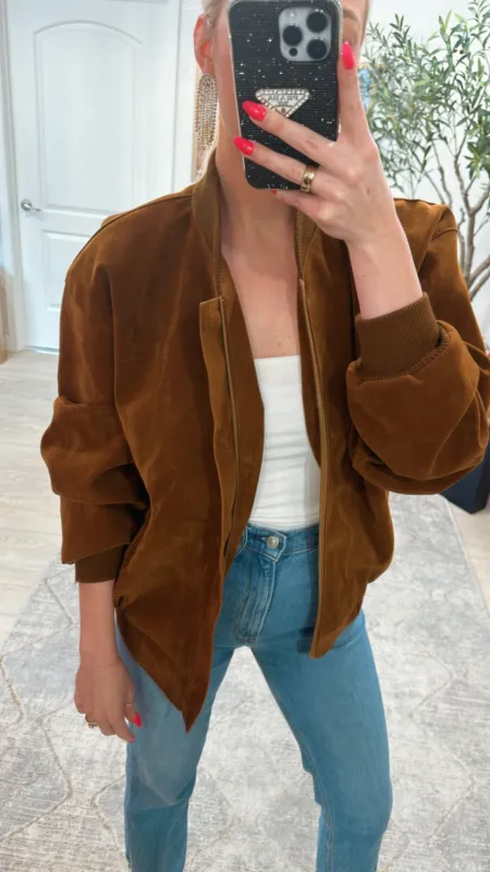 NEW!! Vintage Italian Bomber Jacket - Size M/L sold by Glitzy Bella