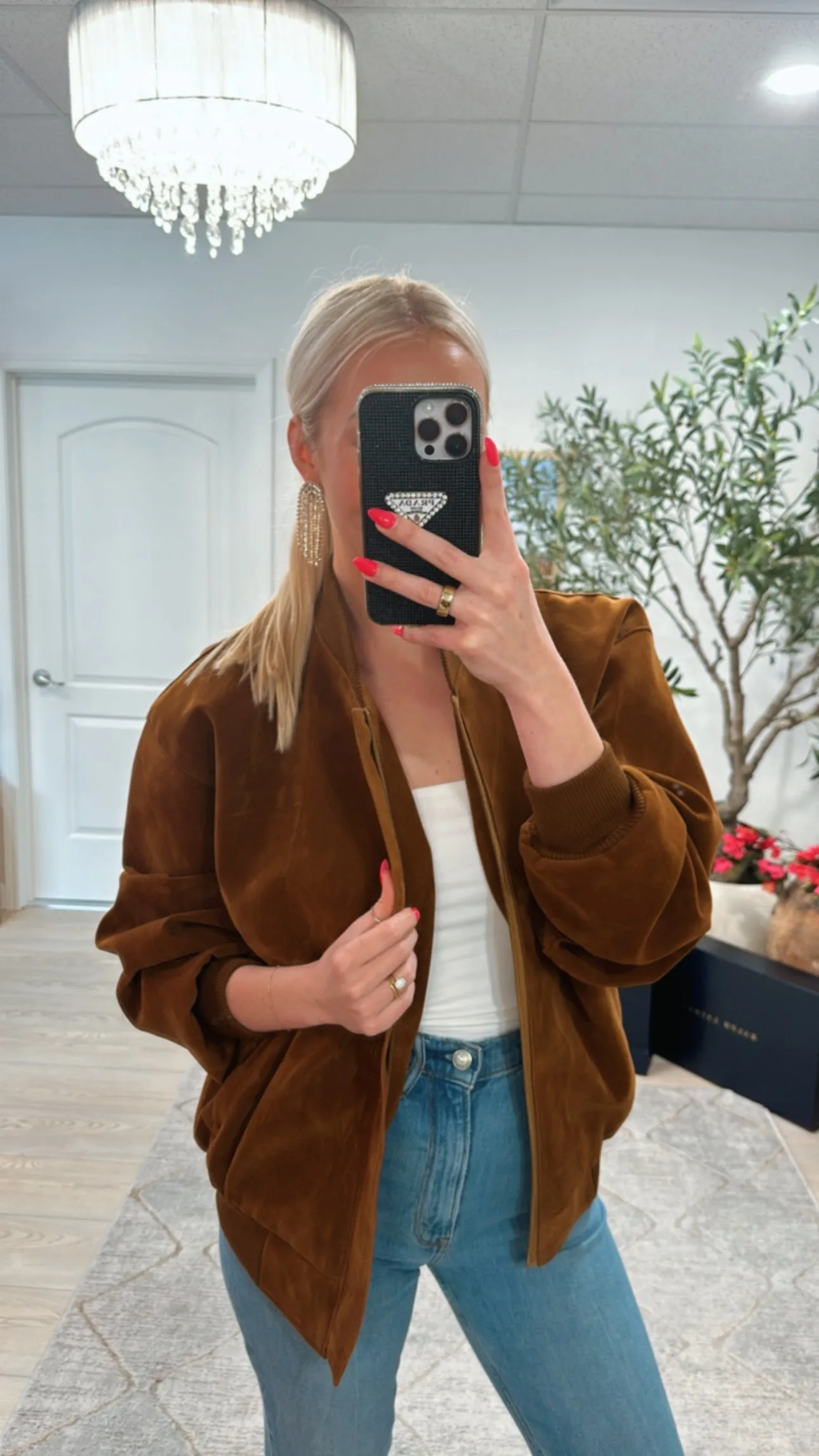 NEW!! Vintage Italian Bomber Jacket - Size M/L sold by Glitzy Bella product image thumbnail 4