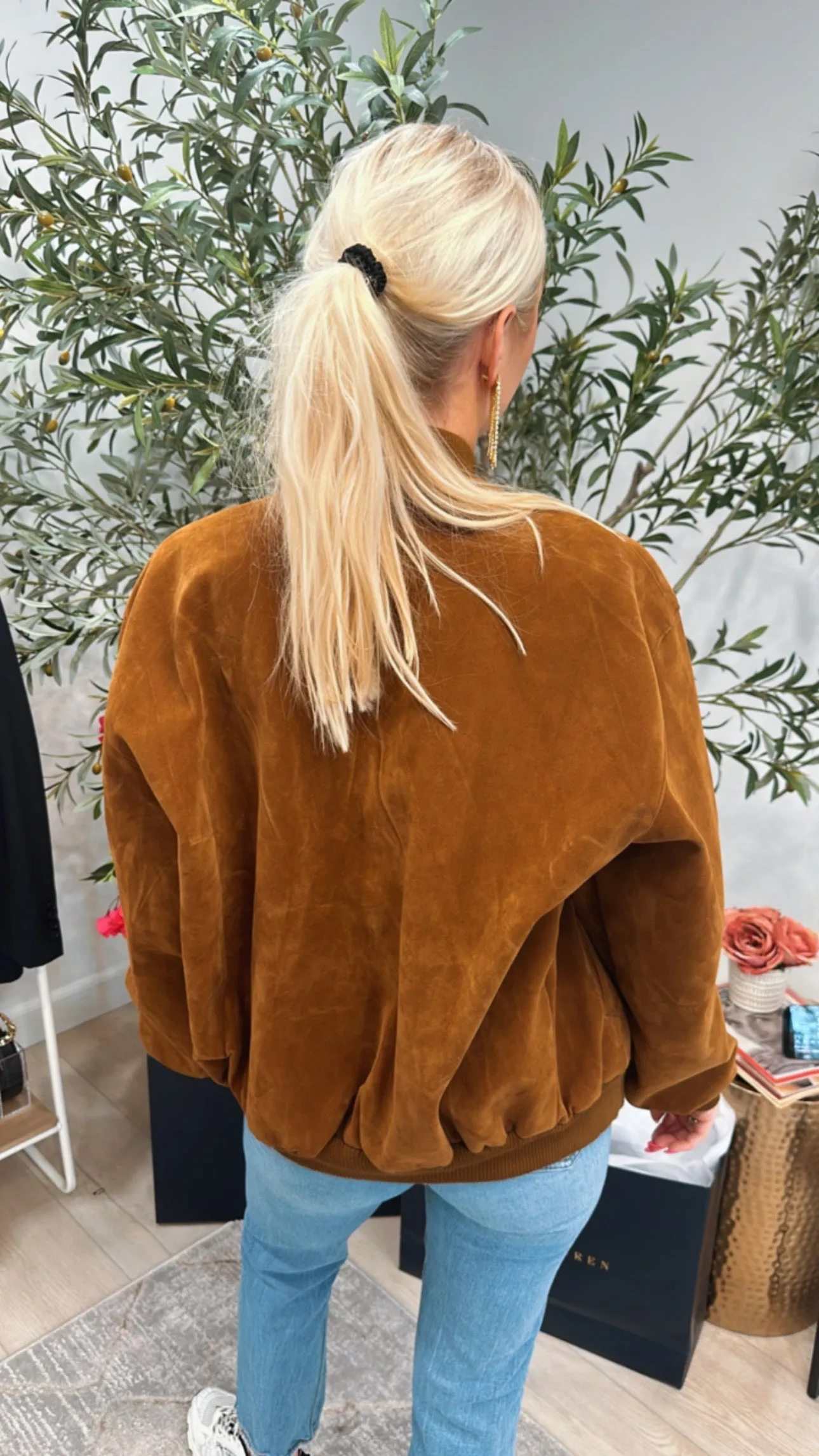 NEW!! Vintage Italian Bomber Jacket - Size M/L sold by Glitzy Bella product image thumbnail 3