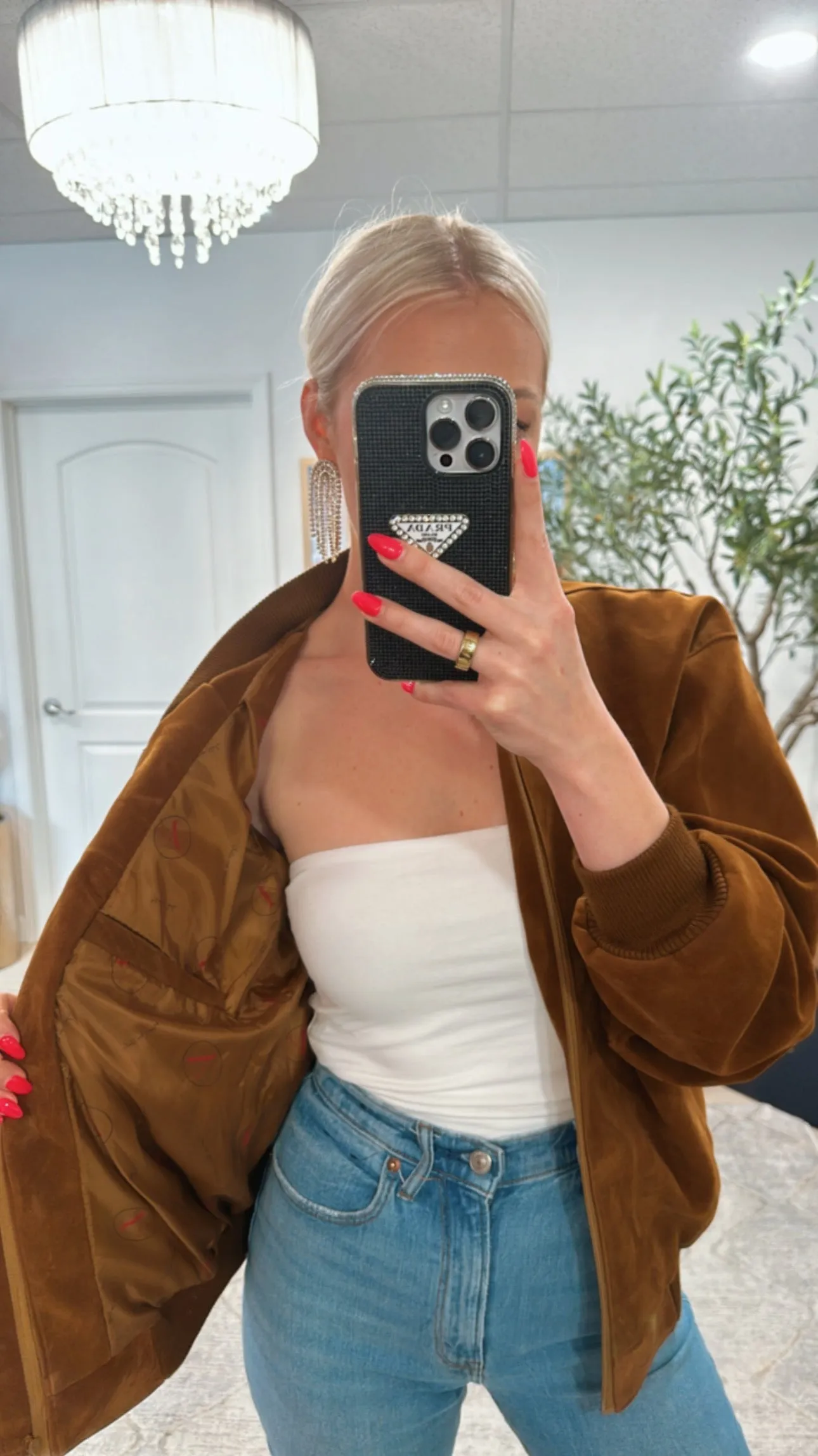 NEW!! Vintage Italian Bomber Jacket - Size M/L sold by Glitzy Bella product image thumbnail 5