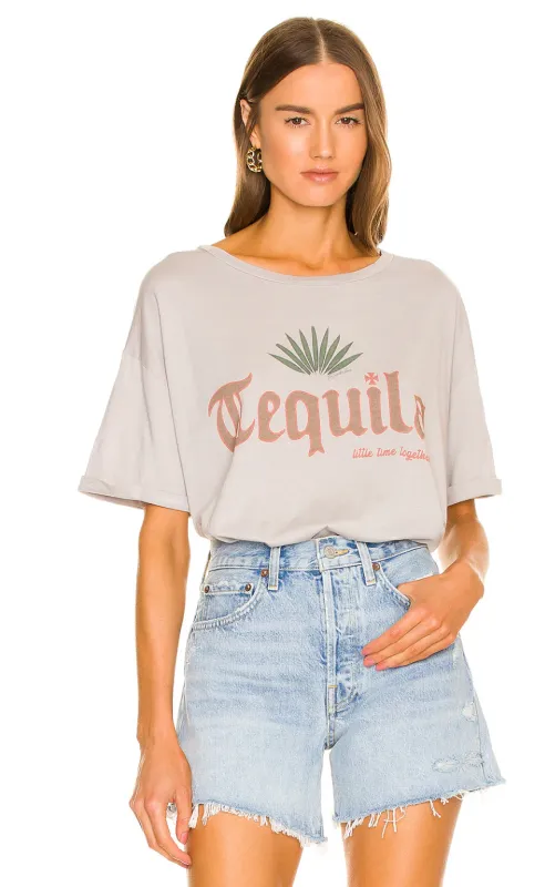 FINAL SALE!! Tequila Oversized Tee sold by Glitzy Bella